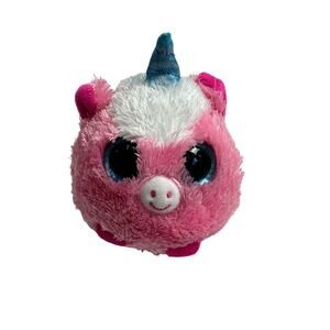 Amazing Squishee! Plushies Believe Pink Unicorn Plush Stuffed Animal Glitter Eye